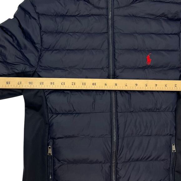 POLO RALPH LAUREN Performance Navy Light Weight Puffer Jacket SZ XS - Picture 10 of 13